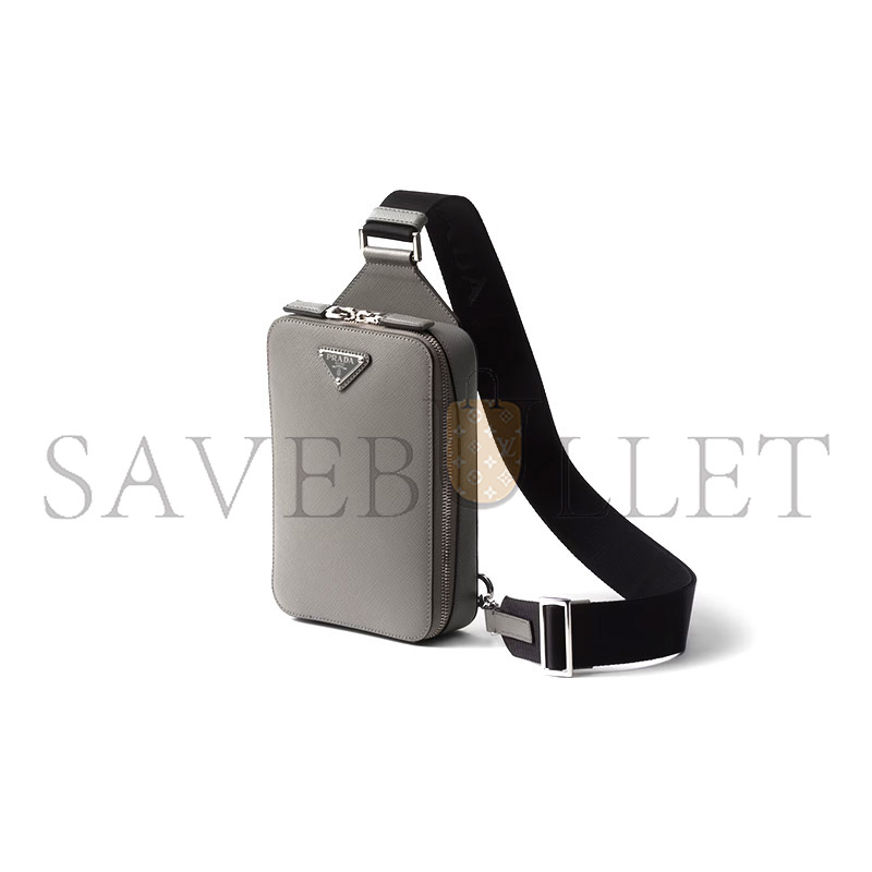 PRADA BRIQUE SAFFIANO LEATHER BAG 2VZ106 (20*14*4cm) PRADA BRIQUE SAFFIANO LEATHER BAG 2VZ106 (20*14*4cm)